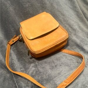 Tan Leather unisex Bag